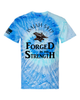 Forged in His Strength Isaiah 54:17 Jesus men's Christian tee - design view 15