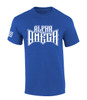Alpha and Omega Beginning and the Ending Revelation Scripture men's Christian tee - design view 4