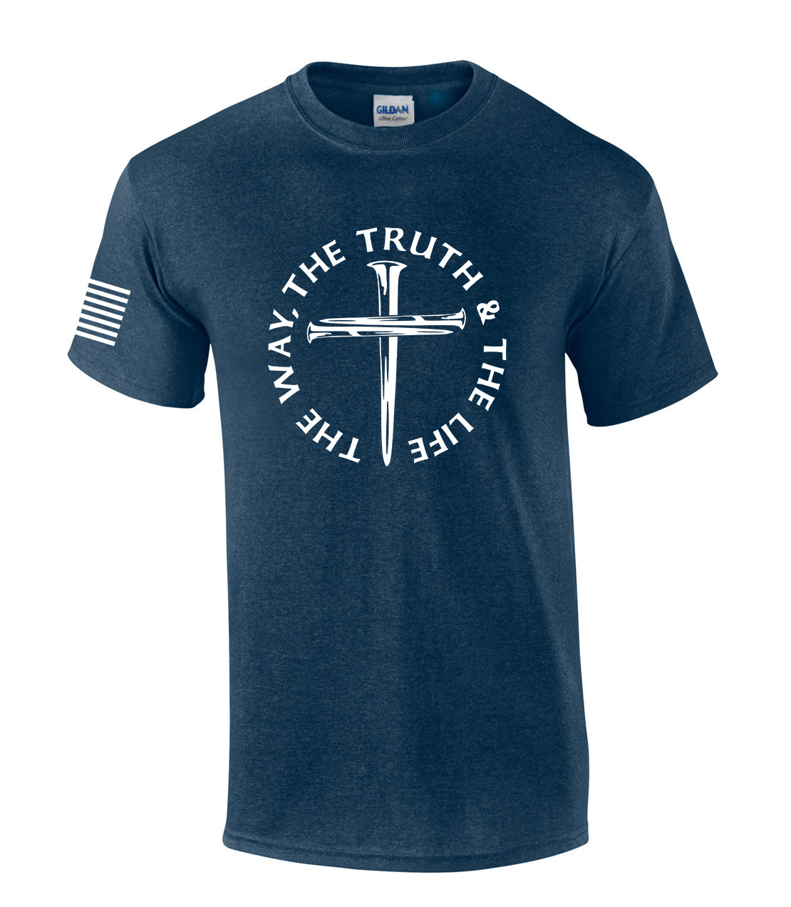 Jesus The Way The Truth The Life John 14:6 Scripture Nail Cross