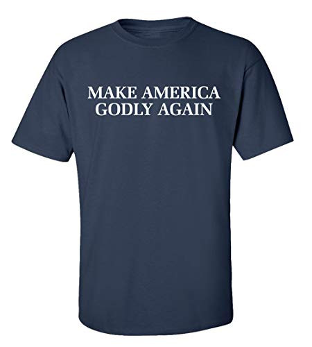 Make America Godly Again men's Christian tee - front graphic