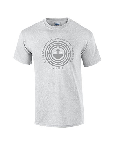 The Son of Man Came to Seek and to Save The Lost Luke 19:10 men's Christian tee - front graphic