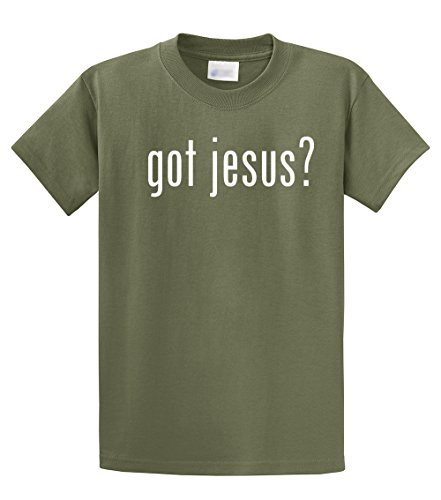 Got Jesus? Faith Worship God Prayer Church men's Christian tee - front graphic