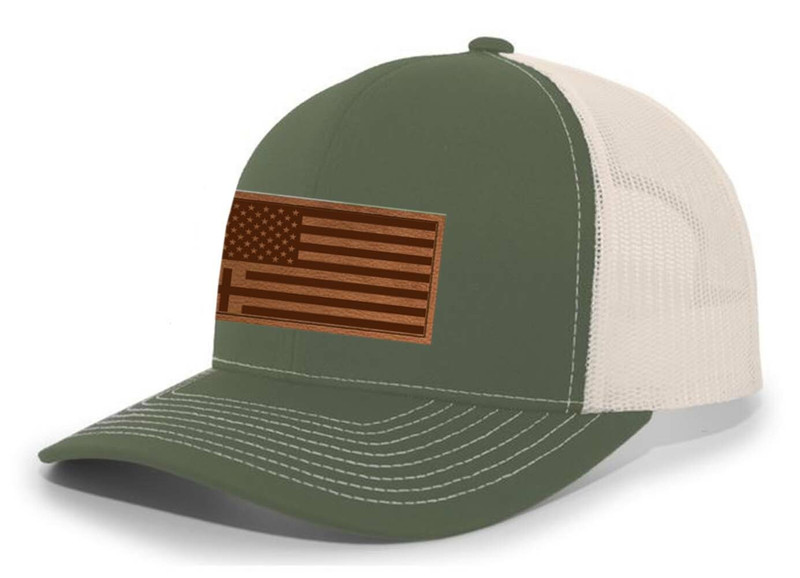 Heritage Pride German Pointer Bird Dog Trucker Hat - Engraved Leather Patch, Mesh Back, Adjustable Snapback, Black/White - View #12