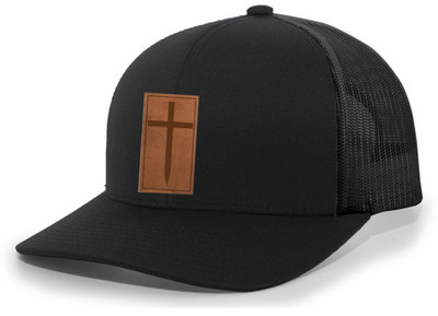 PacificHatscrossleatherpatchbl