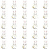 Easter Bunny Alphabet Embroidery Font Design