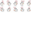 Dalmatian Alphabet Embroidery Font Design