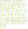 Futura Applique Alphabet Vintage  Embroidery Design Font