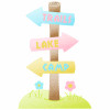 Trail Signs Sketch Applique Embroidery Design
