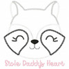 Stole Daddys Heart Vintage and Chain Applique Machine Embroidery Design