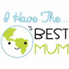 Worlds Best Mum Vintage and Chain Applique Embroidery Design