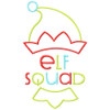 Elf Squad Satin and Zigzag Applique Machine Embroidery Design