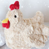 Chicken Hen Plush Machine Embroidery Design For Instant Download