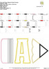 Back to School Pencil Frame Monogram Alphabet Font Machine Embroidery Design