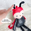 Lucy Ladybug Valentine Plushie Design Instant Download For Machine Embroidery