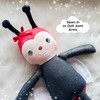 Lucy Ladybug Valentine Plushie Design Instant Download For Machine Embroidery