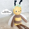 Bumble Bee Doll Plushie Design Instant Download For Machine Embroidery