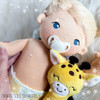 Baby Rag Doll Plushie Instant Download Design For Machine Embroidery