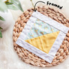 Half Square Triangle  Quilt Story Block Machine Embroidery Designs For Instant Download