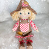 Scarecrow Rag Doll Plushie Design For Machine Embroidery Instant Download