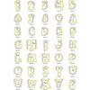Dinosaur Alphabet Embroidery Font Design