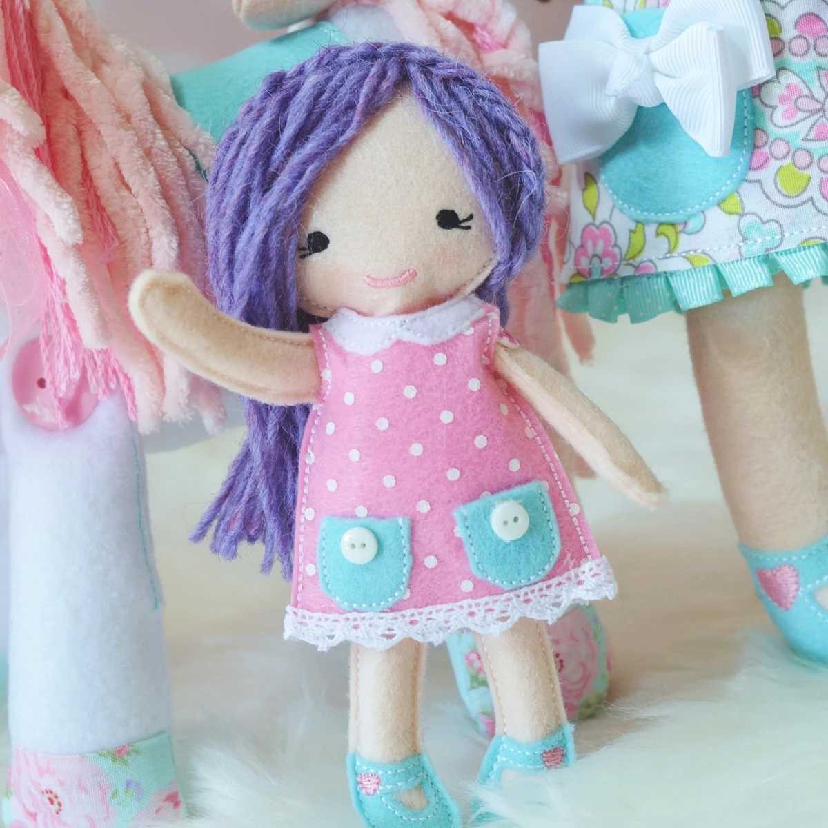 ITH Abby Doll and Pony Embroidery Machine Design