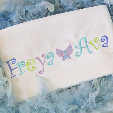 Freya Font Embroidery Machine Design
