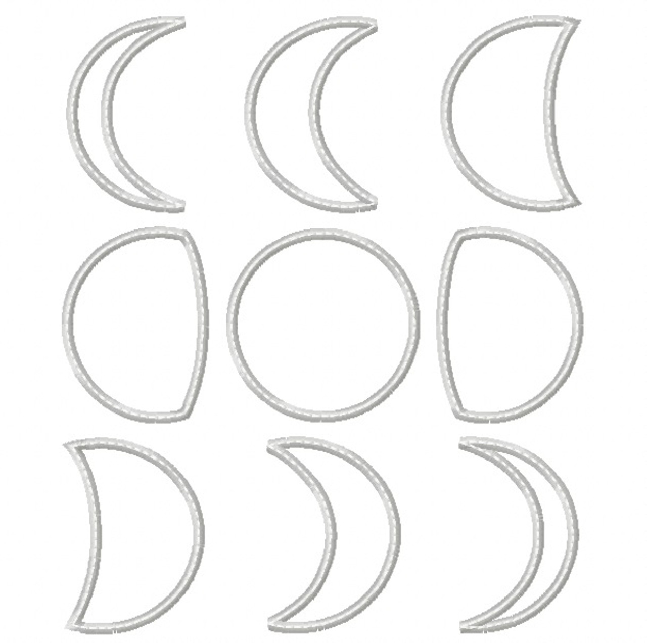 Moon Phases Satin and Zigzag Stitch Applique Embroidery Machine Design moon-phases-satin-and-zigzag-stitch-applique-embroidery-machine-design
