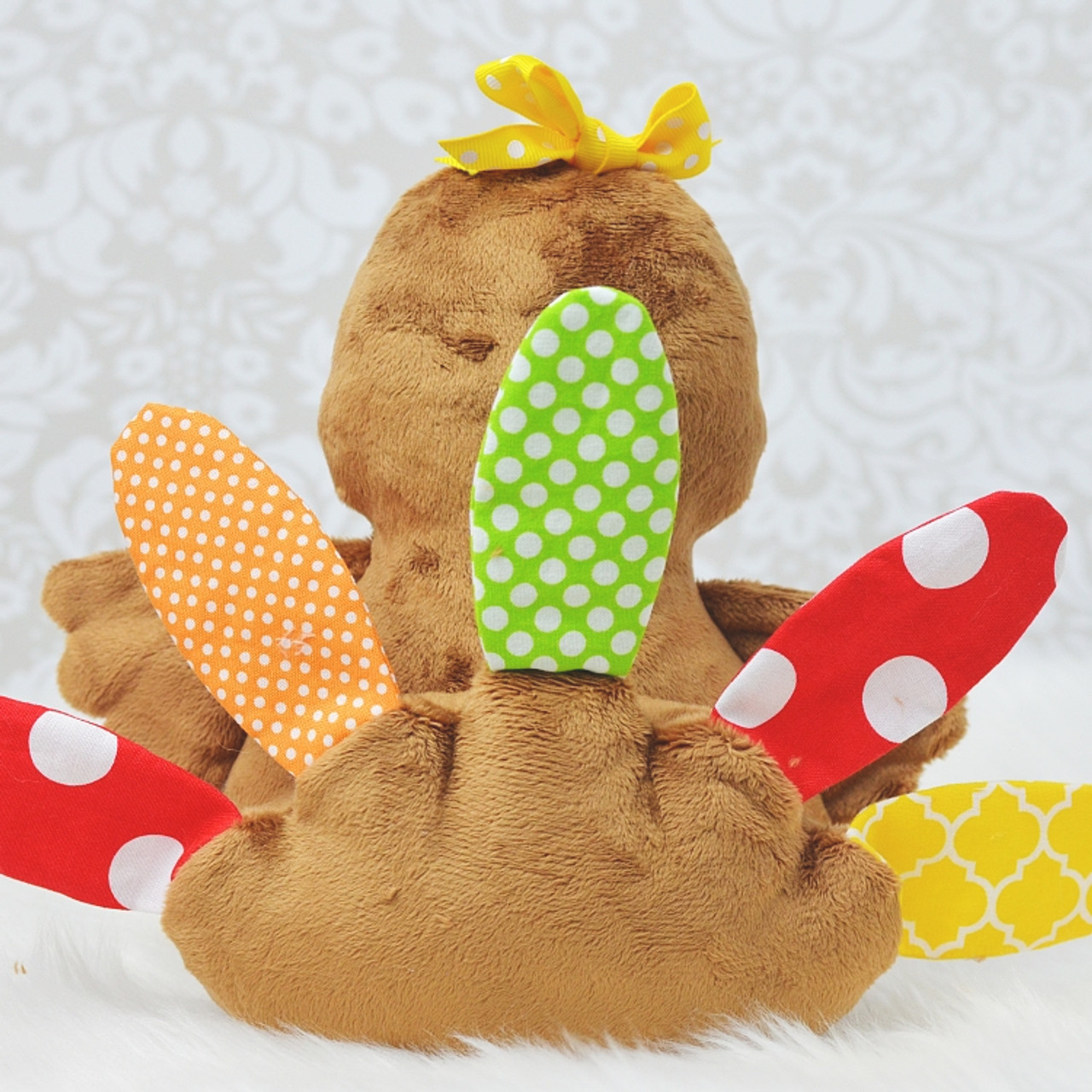 Turkey Wishbone Thanksgiving Mini Fill Design Machine Embroidery