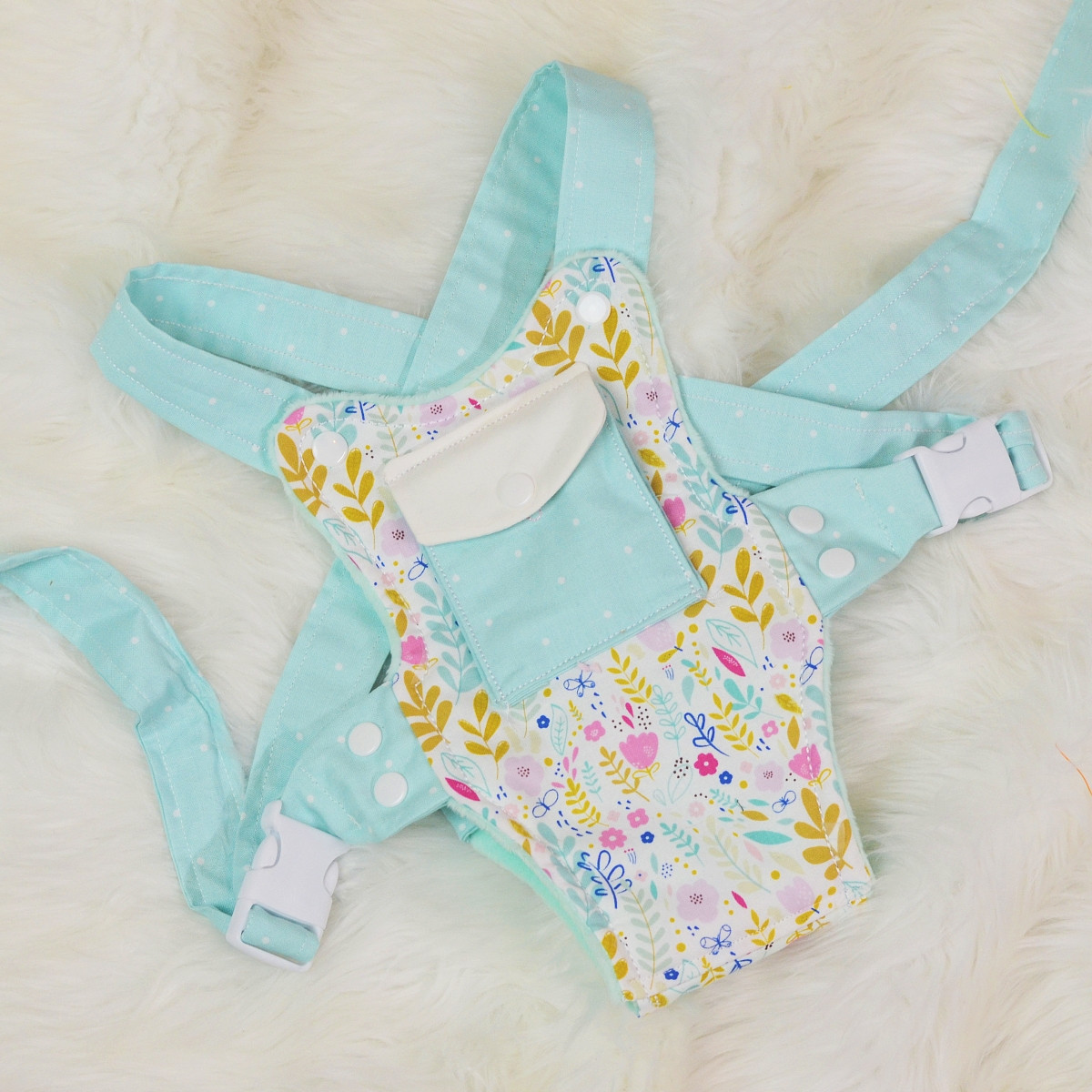 In the Hoop Doll Carrier Embroidery Machine Design