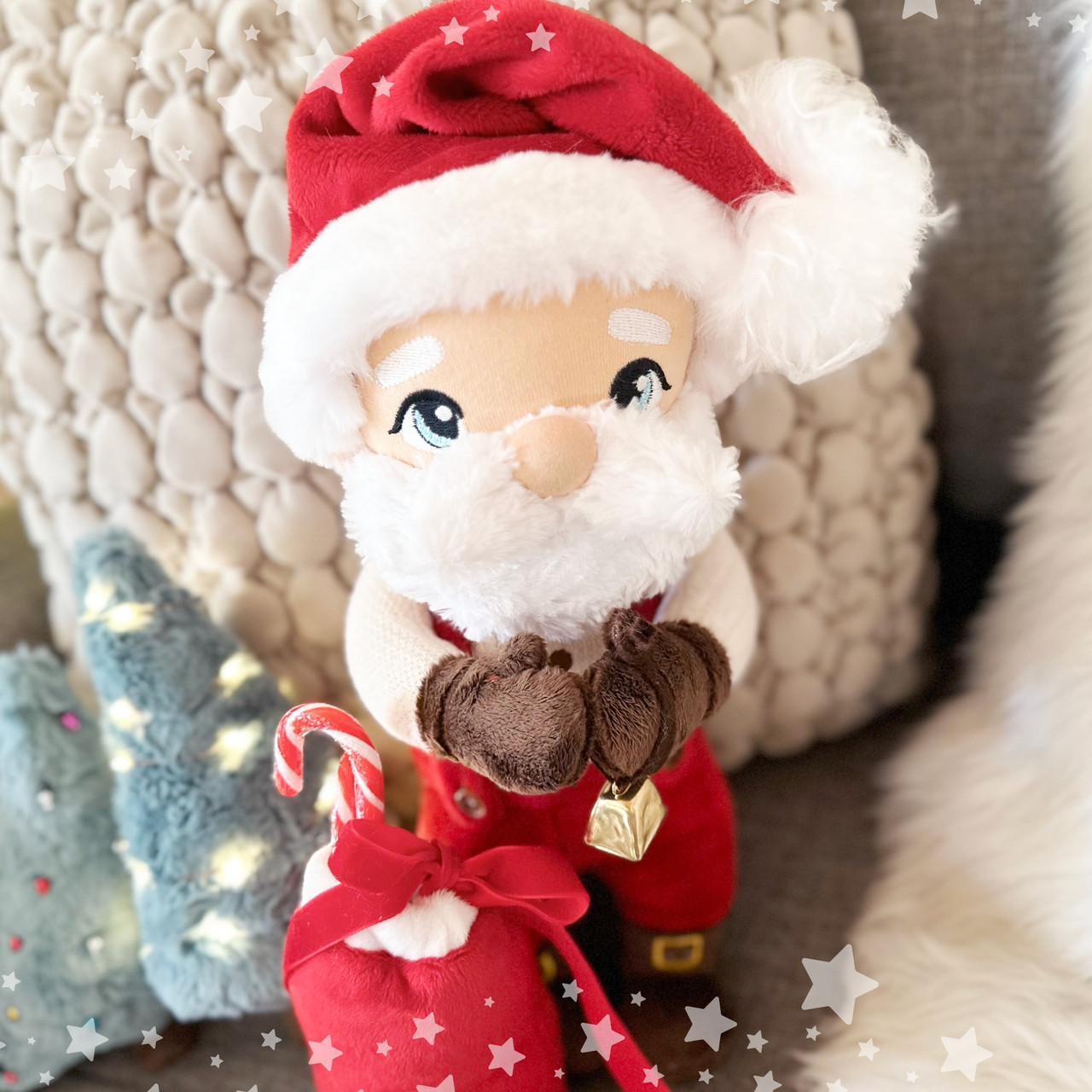 In the Hoop ITH Santa Kris Kringle Plushie For Machine Embroidery