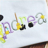 Bewitched Embroidery Font Machine Embroidery Design