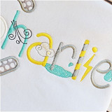Sunshine Font Machine Embroidery Design