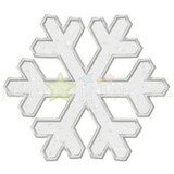 Snowflake Applique Machine Embroidery Design