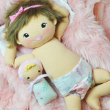 In the Hoop Posable April Baby Doll