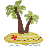Treasure Island Applique Embroidery Design