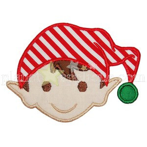 Elf Boy Applique Embroidery Machine Design