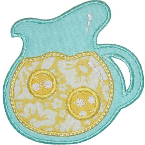 Lemonade Pitcher Machine Embroidery Design