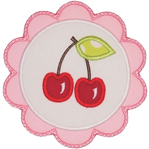 Cherry Patch Applique Machine Embroidery Design