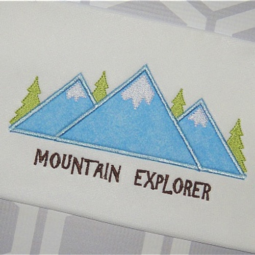 Mountain Explorer Machine Embroidery Design