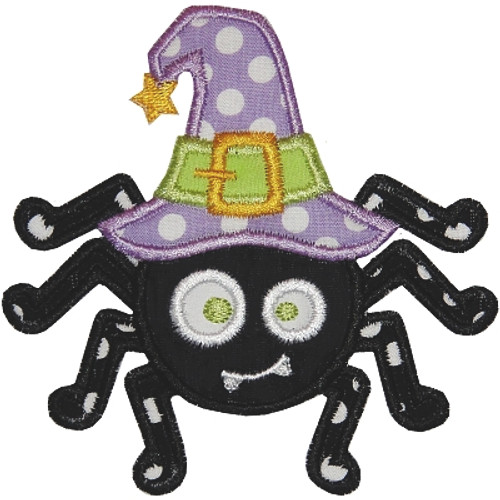 Witchy Spider Machine Embroidery Design