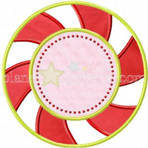 Peppermint Patch Applique Machine Embroidery Design