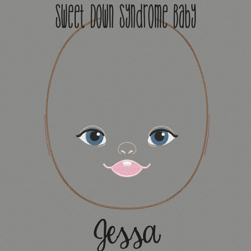 Jessa Doll Faces Addon Machine Embroidery Design