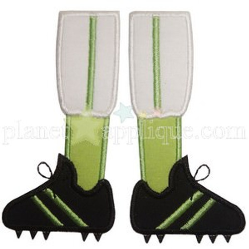 Football Shoes Applique Machine Embroidery Design