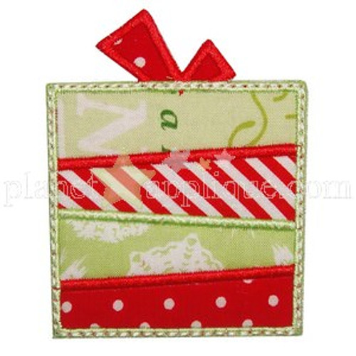 Patchwork Gift Applique Machine Embroidery Design