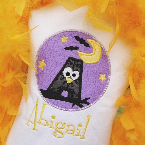 Spooky Owl Alpha Machine Embroidery Design