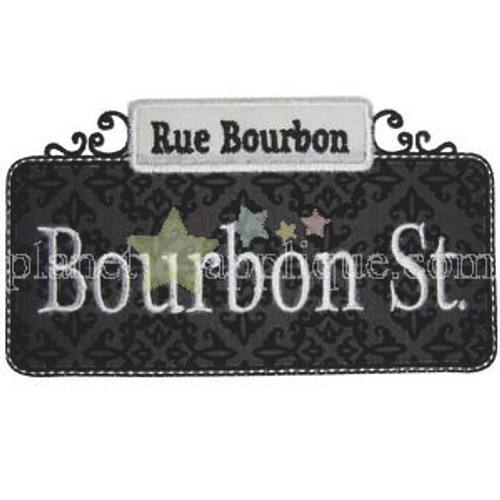 Bourbon Street Applique Machine Embroidery Design