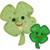 Mom and Baby Shamrock Applique Machine Embroidery Design Mom and Baby Shamrock Applique Machine Embroidery Design