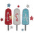 Patriot Popsicles Applique Machine Embroidery Design Patriot Popsicles Applique Machine Embroidery Design