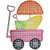 Beach Wagon Applique Machine Embroidery Design Beach Wagon Applique Machine Embroidery Design