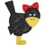 Girly Crow Applique Machine Embroidery Design Girly Crow Applique Machine Embroidery Design